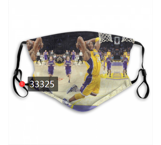 2021 NBA Los Angeles Lakers #24 kobe bryant 33325 Dust mask with filter->nba dust mask->Sports Accessory